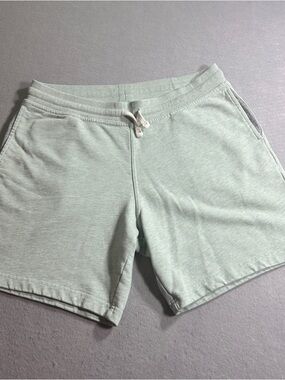 Chubbies Lounge Shorts Mens L Green Fleece 7” Inseam Casual Sweat Comfy